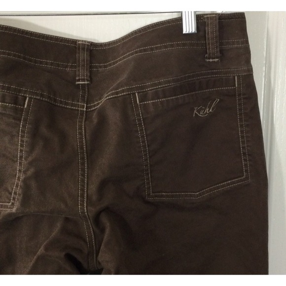 Kuhl‎ Pants Womens 10 Brown Hiking Camp Climb Gorpcore Outdoor Casual Knee - Picture 6 of 13